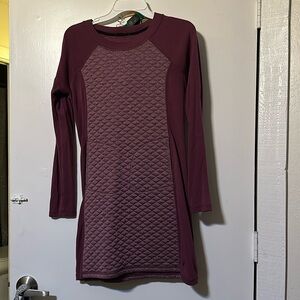 Smartwool, pink, size small, with pockets.
